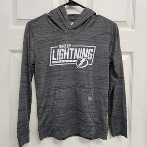 Kids Tampa Bay Lightning Gray Lightweight Hoodie